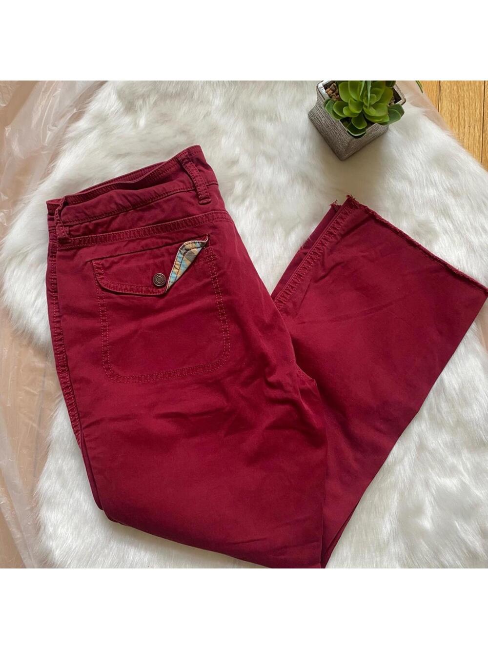 GAP Red Capris Stylish Pants Size 10